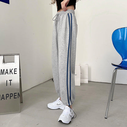 Damen Sport-Hose mit Kontraststreifen