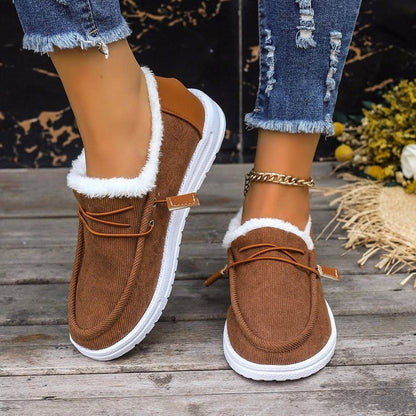 Damen Slip-On Clogs Kuscheliges Innenfutter Flexibler Sohle Bequem