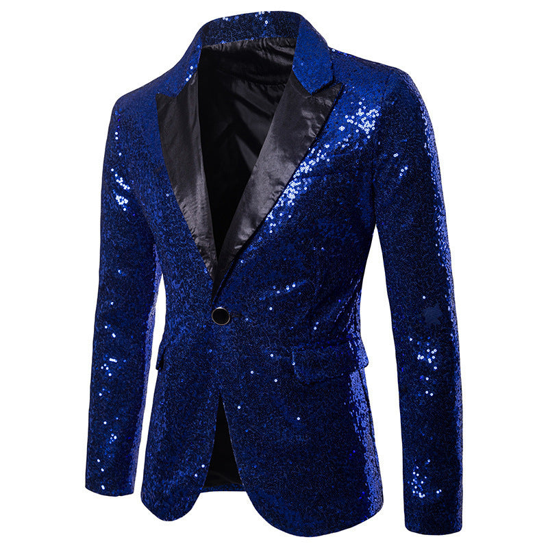 Herren Formalblazer Pailletten Norvielle