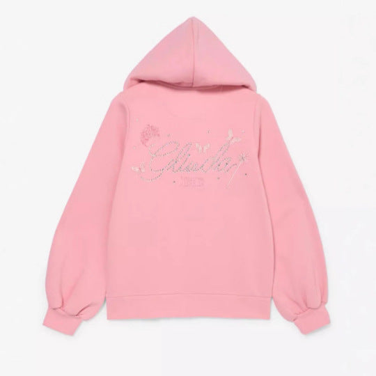 Damen Kapuzenjacke Rüschendetails Norvielle