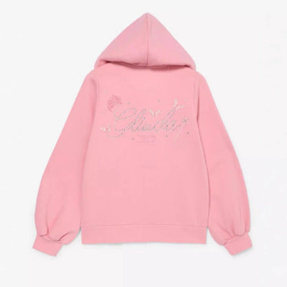 Damen Kapuzenjacke Rüschendetails Norvielle