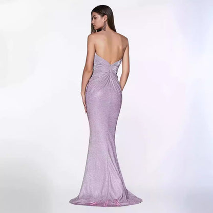 Damen Abendkleid mit Schlitz Norvielle
