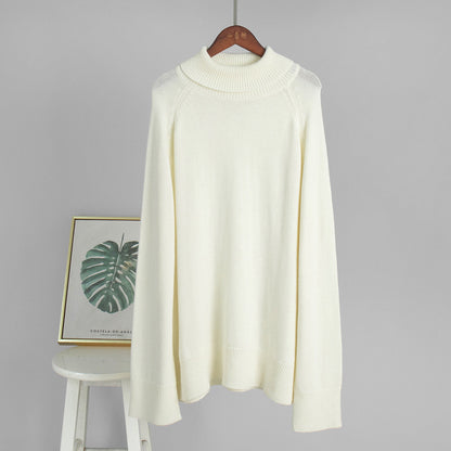 Damen Rollkragenpullover Feines Strickmaterial Norvielle