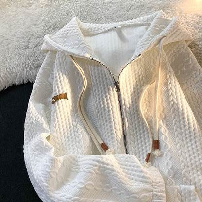 Damen Strickjacke mit Kapuze Norvielle - Norvielle