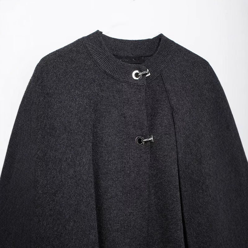 Damen Umhangjacke Elegant Geschnitten Norvielle