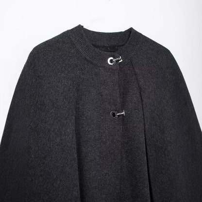 Damen Umhangjacke Elegant Geschnitten Norvielle
