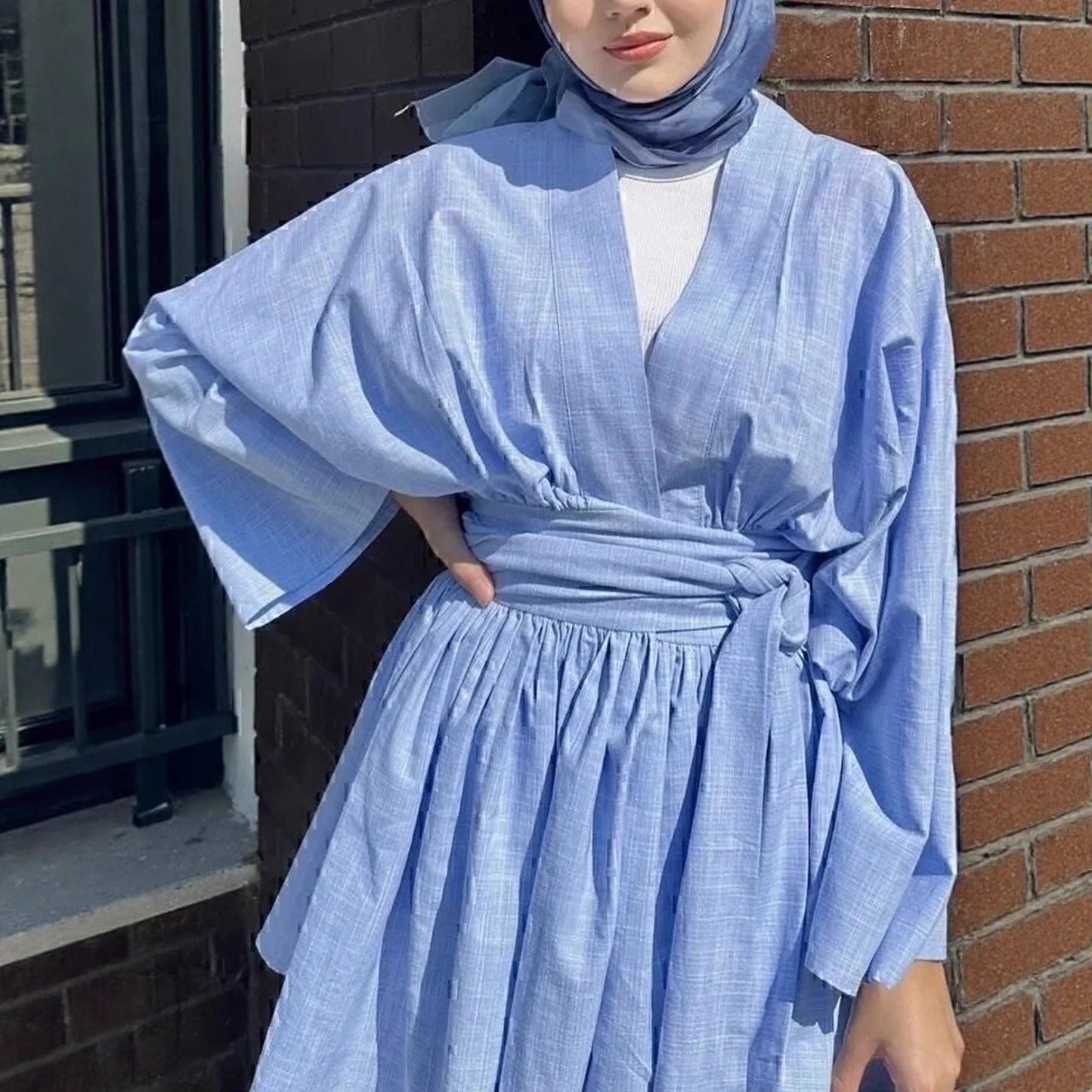Damen Wickelkleid Norvielle