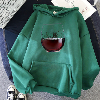 Damen Hoodie Glasdesign Norvielle