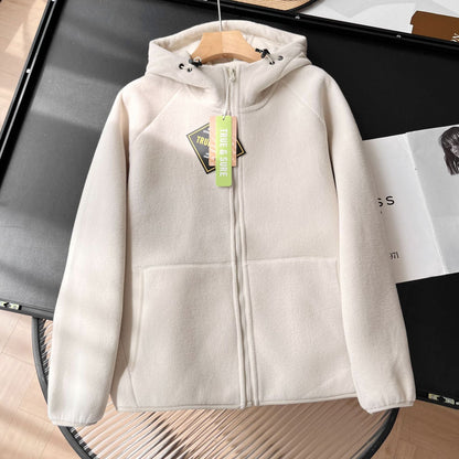 Damen Fleecejacke Hochkragen Mit Seitentaschen Norvielle