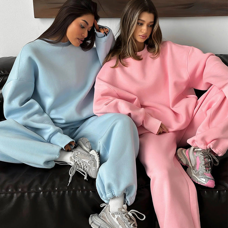 Damen Oversized Sweatshirt und Jogginghose Set Norvielle - Norvielle
