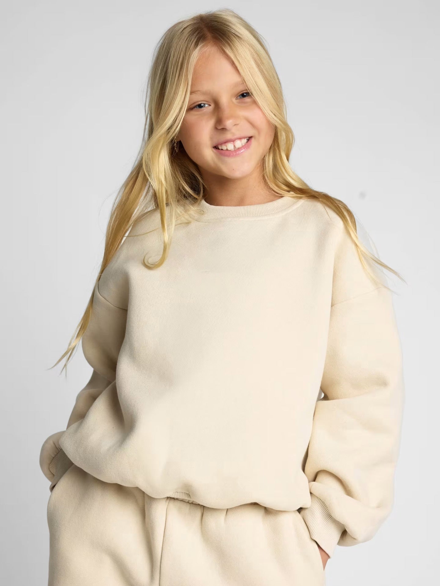 Damen Sweatshirt Überschnittene Schultern Weiches Material Norvielle