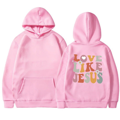 Damen Hoodie Inspirierender Aufdruck Norvielle Baumwolle