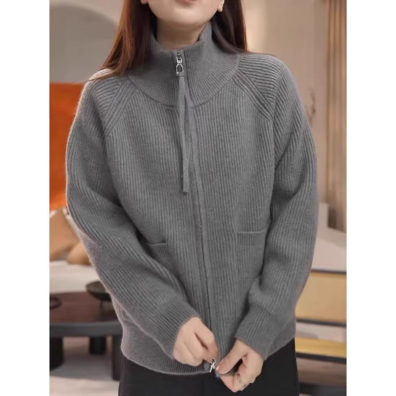 Damen Pullover Strukturiertes Rippenmuster Norvielle