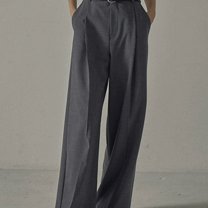Damen Hochbundhose Weit Norvielle Mit Gürtel - Norvielle