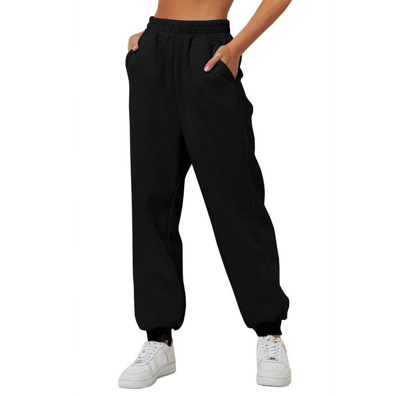 Damen Jogginghose Elastischer Bund Eingrifftaschen Norvielle