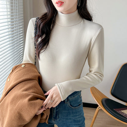 Damen Rollkragenpullover Langarm Norvielle