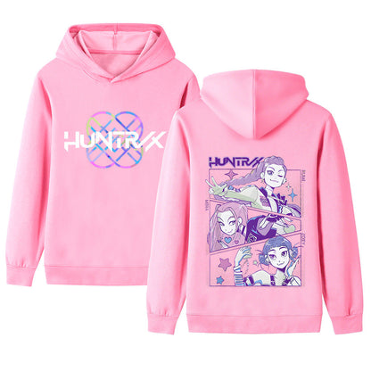 Damen Kapuzensweater Anime-Design Gemütlich Norvielle
