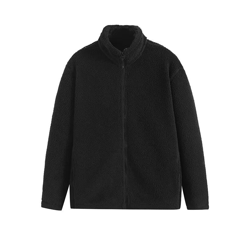 Damen Fleecejacke Hochkragen Reißverschlusstaschen Norvielle