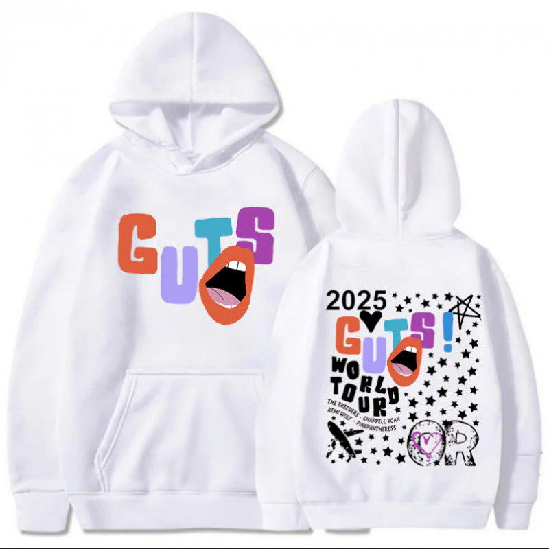 Damen Kapuzenpullover mit Grafik-Print und Tour-Design