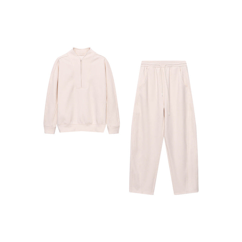 Damen Freizeitanzug mit Kapuzenpullover und weiten Hosen Norvielle