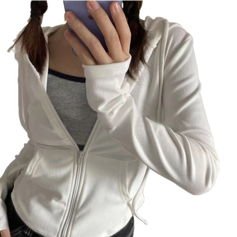 Damen Sportjacke Kapuzenjacke Reißverschluss Gemütlich