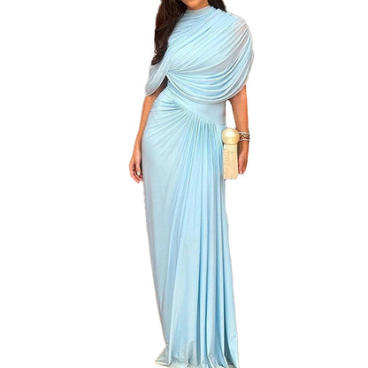 Damen Wickelmaxikleid Elegantes Design mit Raffi-Drapierung Norvielle