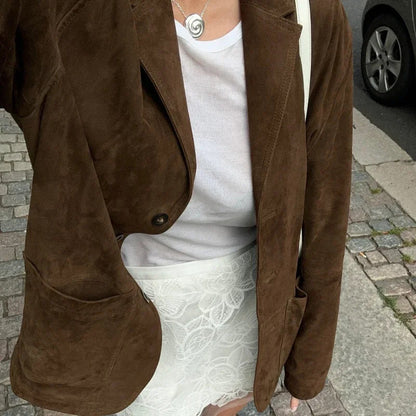 Damen Samtjacke Weich Norvielle