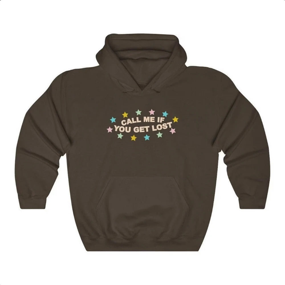 Damen Kapuzenpullover Lässig Mit Aufdruck Norvielle