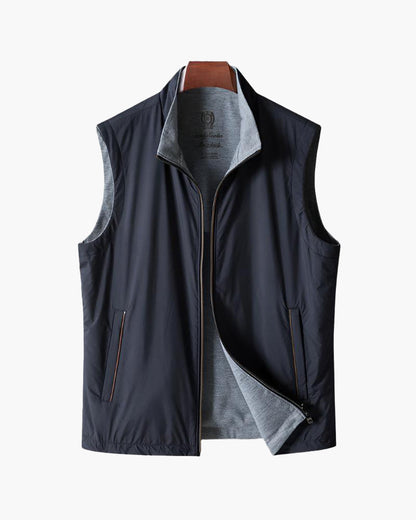 Schlank geschnittene Damen Bodywarmer e Zip Weste