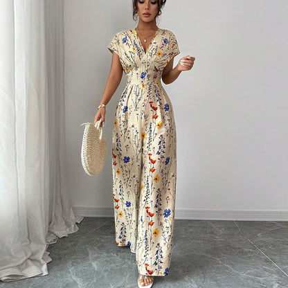 Damen Maxikleid Floralmuster Norvielle