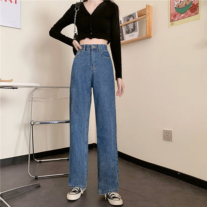 Damen Highwaist Jeans Weit Norvielle