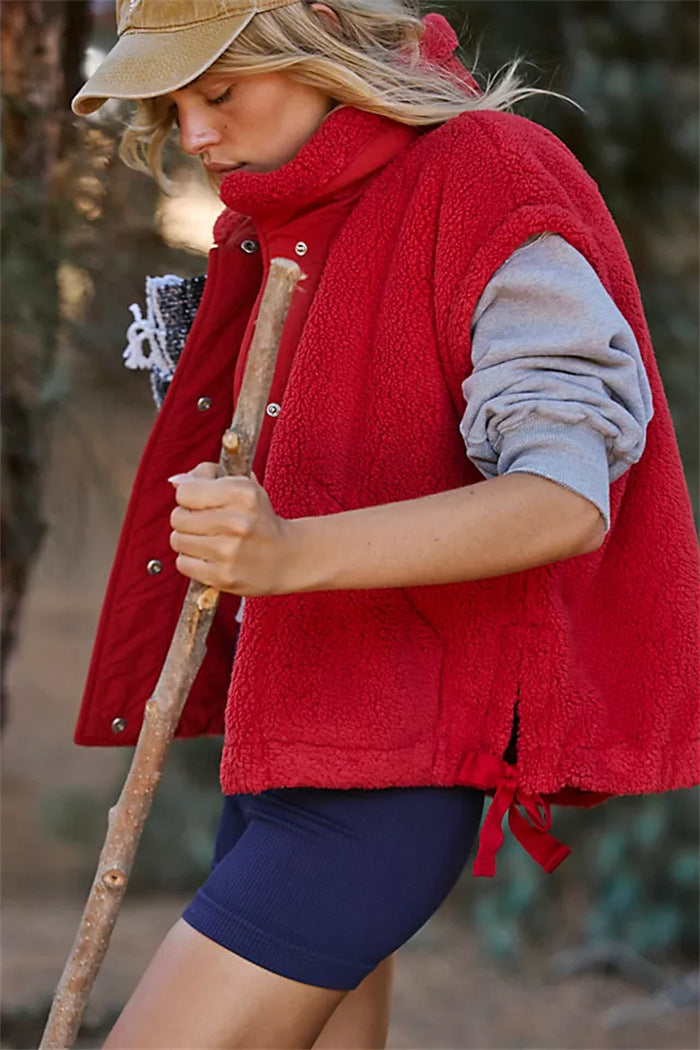 Damen Fleecejacke mit Kordelzügen Norvielle