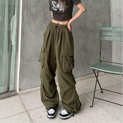 Damen Cargo-Hose aus Baumwolle mit Taschen Beige