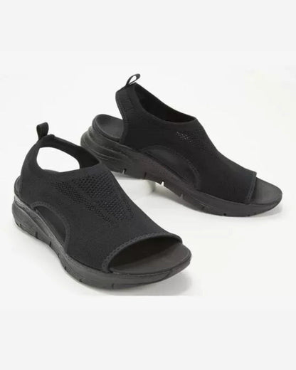 Damen Sandalen Offene Zehenpartie Bequem
