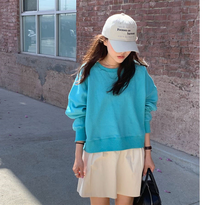 Damen Pullover Voluminöse Ärmel Norvielle