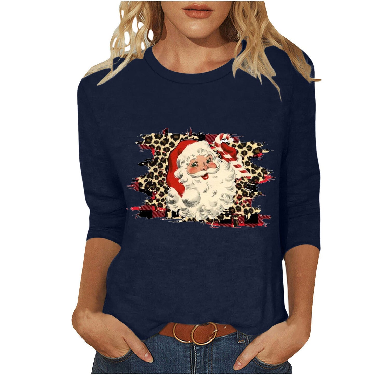 Damen Sweatshirt Weihnachtsmotiv Norvielle