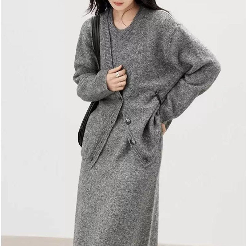 Damen Strickjacke Wolle Norvielle