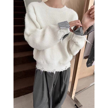 Damen Pullover Lässig Fransen-Design Komfortabel Norvielle