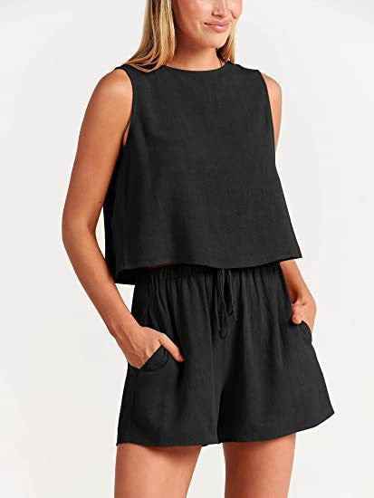 Damen Freizeitset Elastischer Bund Norvielle