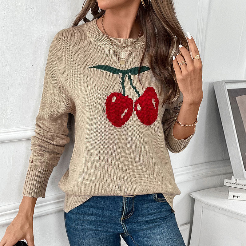 Damen Strickpullover Lässiger Schnitt Norvielle - Norvielle