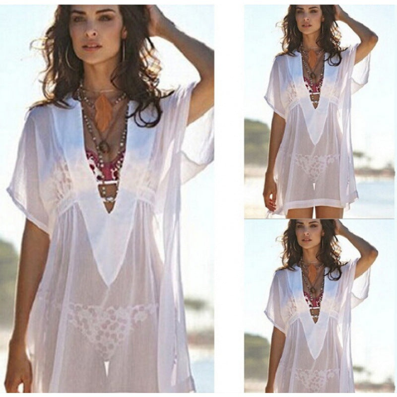 Damen Strandkleid Norvielle Sommerkleid Leicht