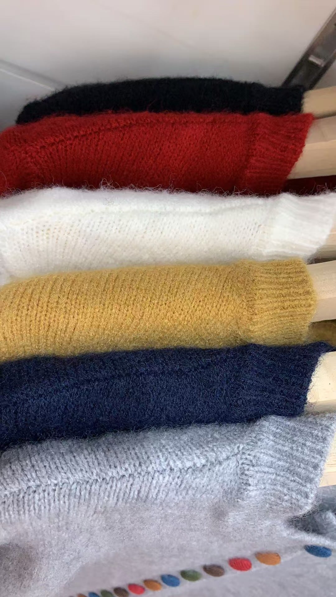 Damen Strickjacke Weichgefilzt Bunt Norvielle