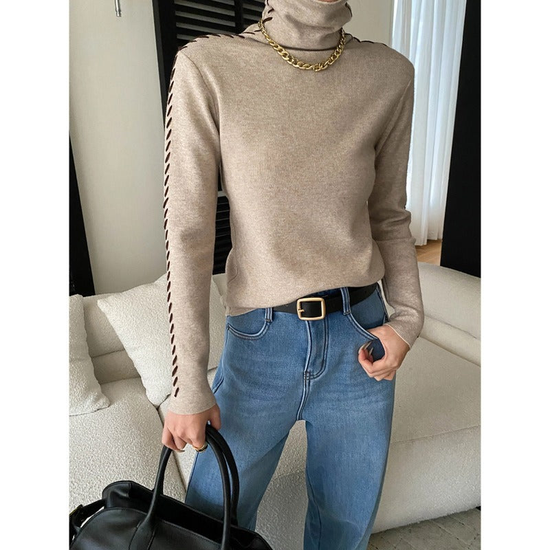 Damen Rollkragenpullover Elegantes Design Norvielle