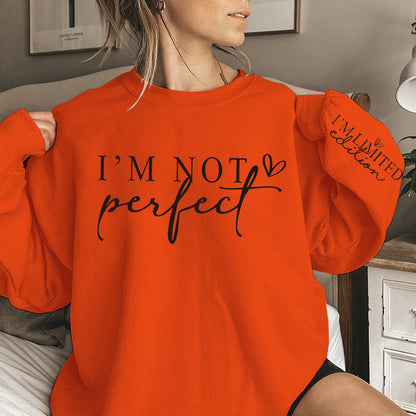 Damen Oversized Sweatshirt Statement-Print Grau