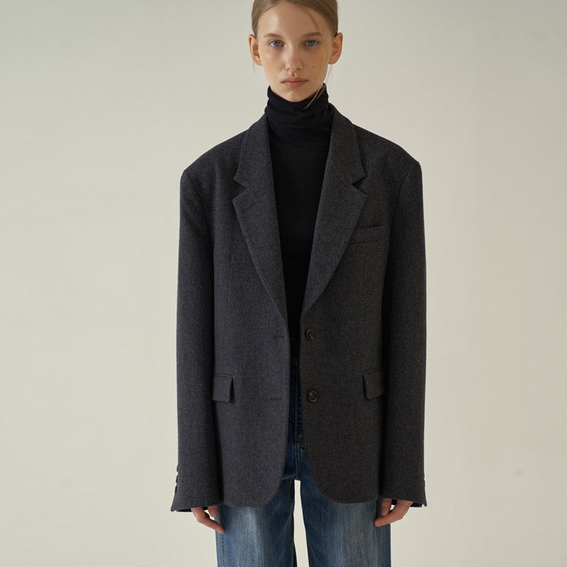 Damen Blazer aus hochwertigem Stoff Norvielle Elegant - Norvielle