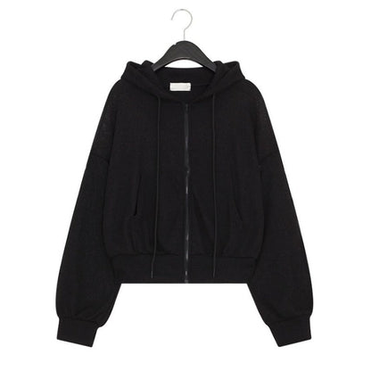 Damen Sportjacke Kurz Reißverschluss Norvielle
