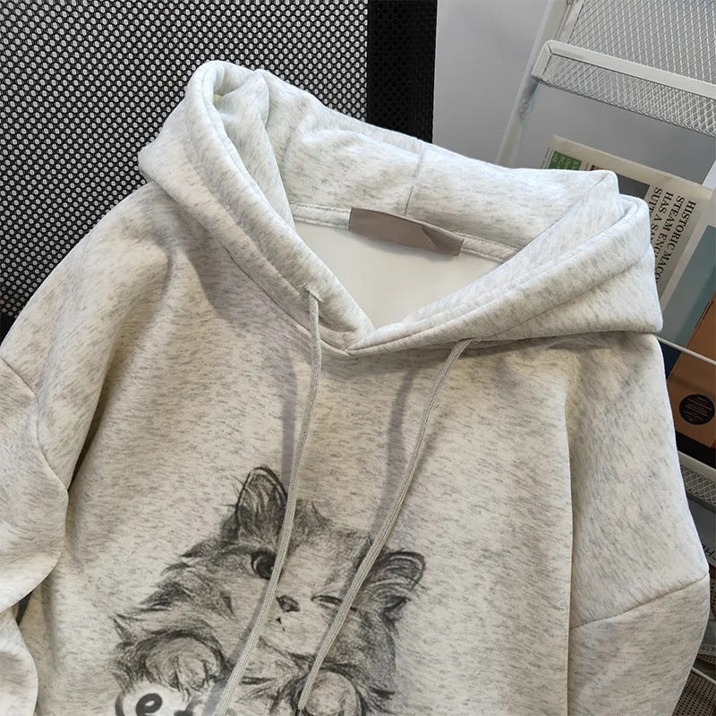 Damen Hoodie Niedliches Tierdesign Norvielle