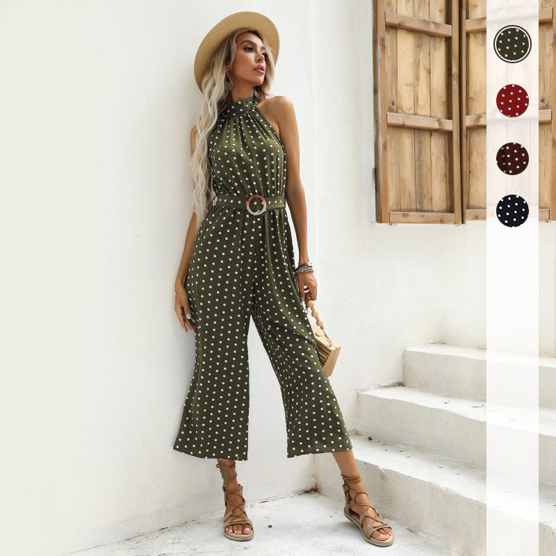 Damen Jumpsuit Hochgeschlossen Elegant Tailliert Norvielle - Norvielle