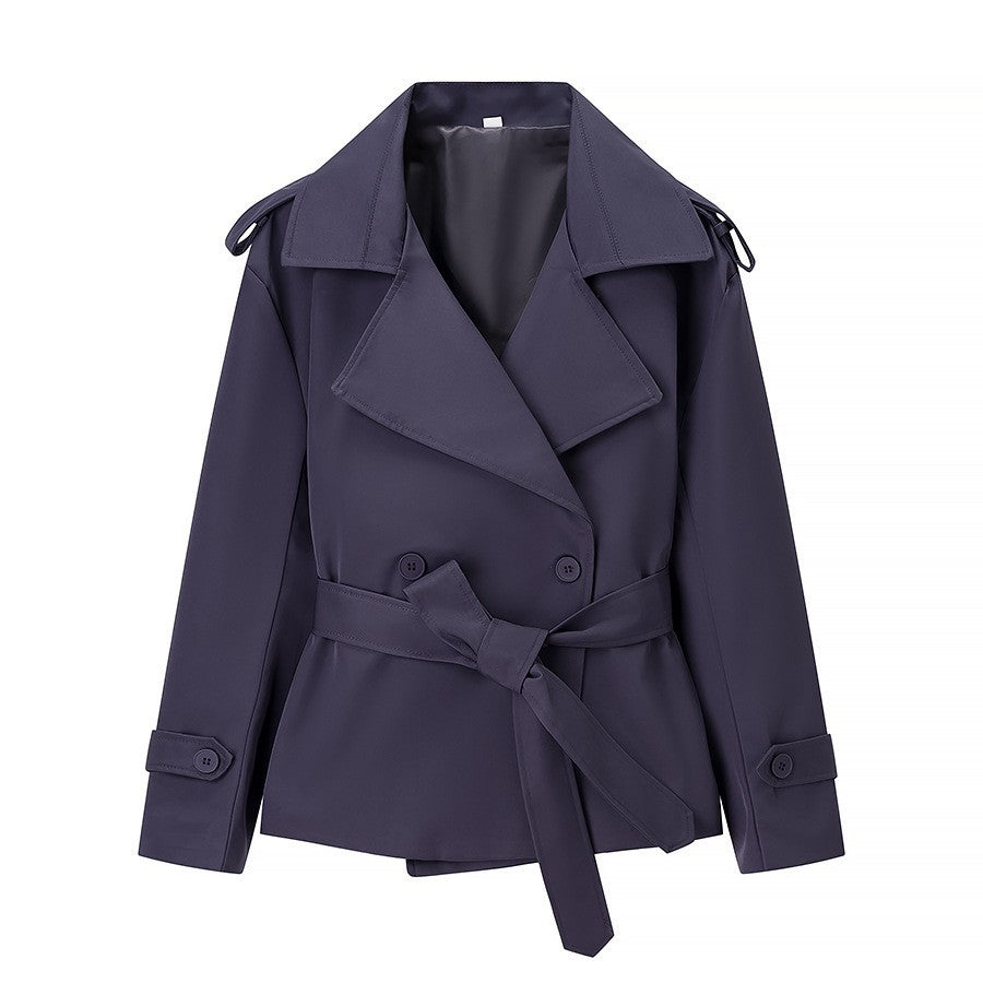 Damen Trenchcoat Jacke Gürtel Norvielle