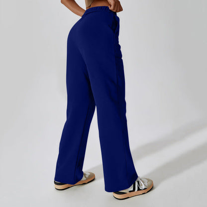 Damen Freizeithose Bequeme Passform Seitentaschen Norvielle
